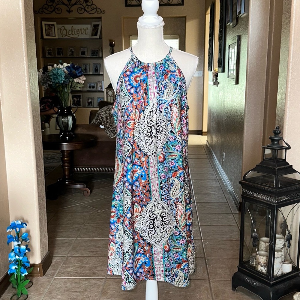 Temu*Colorful Dress*Mandela Pattern